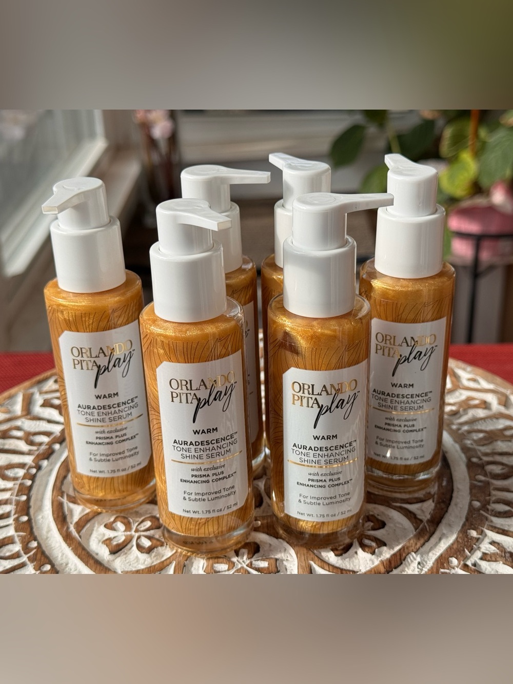 Orlando Pita Play Auradescence Warm Shine Serum 6 Pack Reseller Lot $168 MSRP